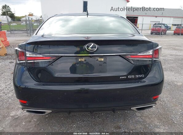JTHCZ1BLXHA004626 2017 LEXUS GS 350 Black 