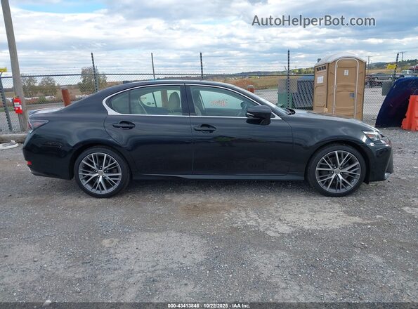 JTHCZ1BLXHA004626 2017 LEXUS GS 350 Black Widok wnętrza z tyłu