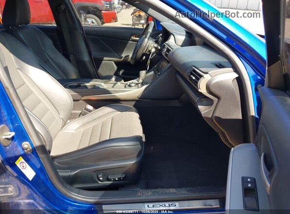 JTHCZ1D23J5015065 2018 LEXUS IS 350 Blue Front interior view