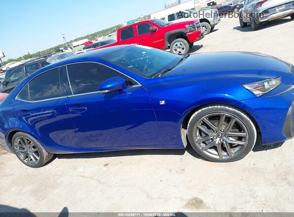 JTHCZ1D23J5015065 2018 LEXUS IS 350 Blue Rear interior view
