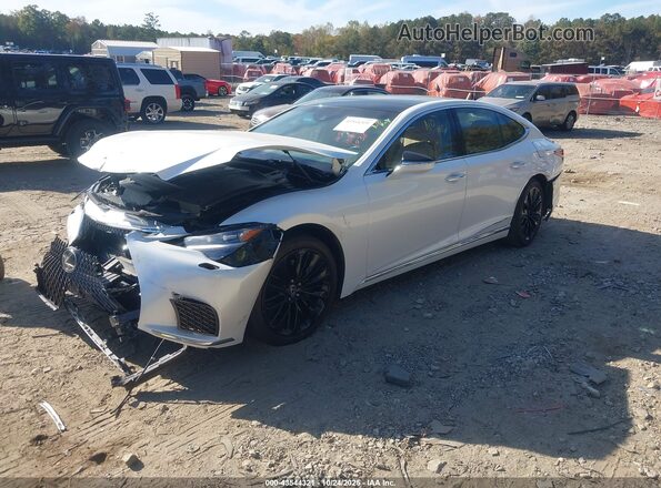 JTHD51GF3P5011038 2023 LEXUS LS 500 White Vista tres cuartos delantera izquierda