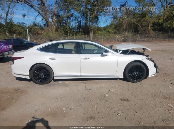 JTHD51GF3P5011038 2023 LEXUS LS 500 White Vista del cuadro de instrumentos