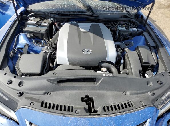 JTHD81F20R5053109 2024 LEXUS IS Blue Rear interior view