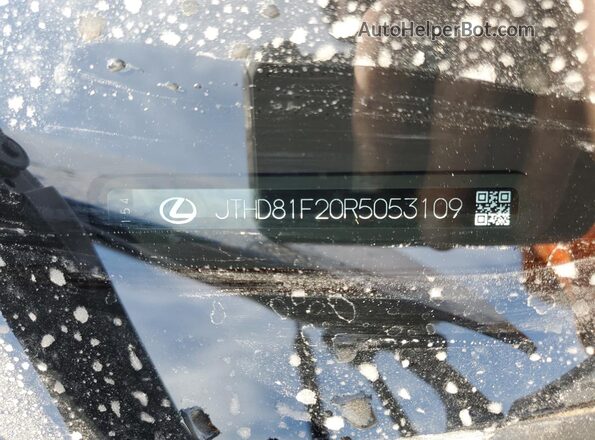 JTHD81F20R5053109 2024 LEXUS IS Blue VIN sticker view