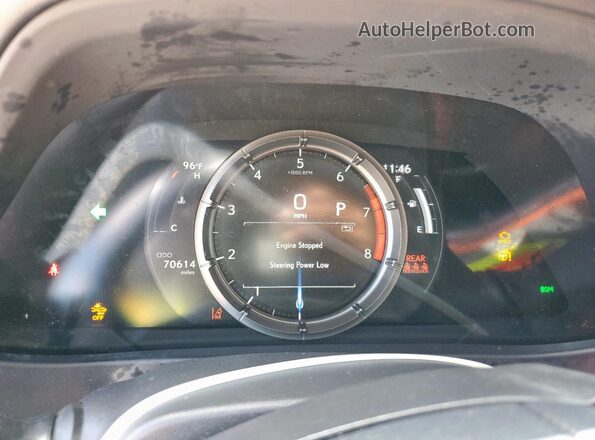 JTHE3JBH6L2030181 2020 LEXUS UX Черный Вид щитка приборов