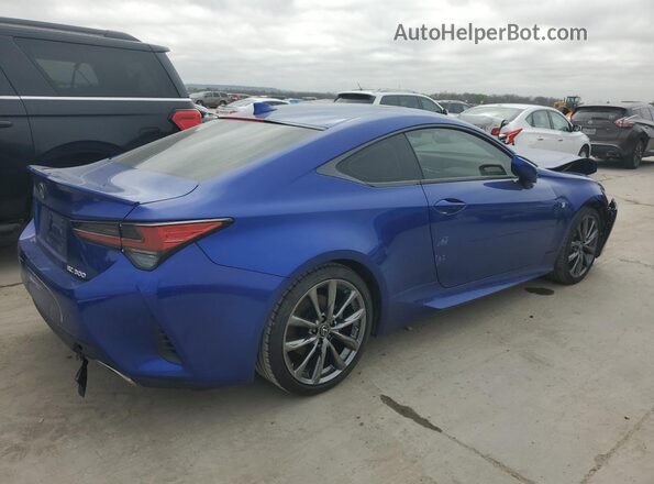 JTHGA5BC2L5010860 2020 LEXUS RC Blue Rear right