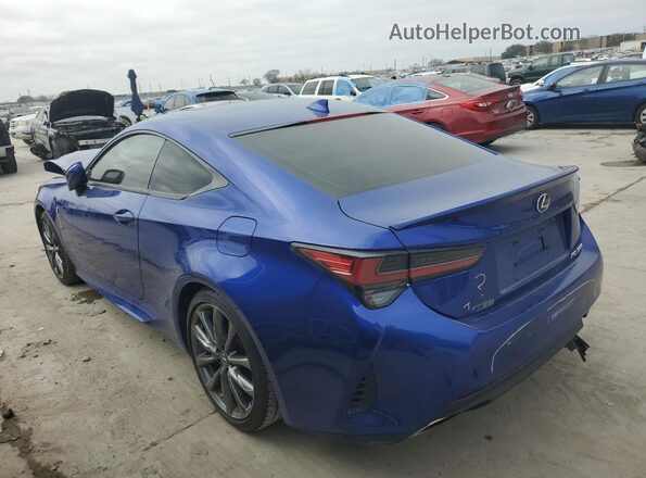 JTHGA5BC2L5010860 2020 LEXUS RC Blue Rear left