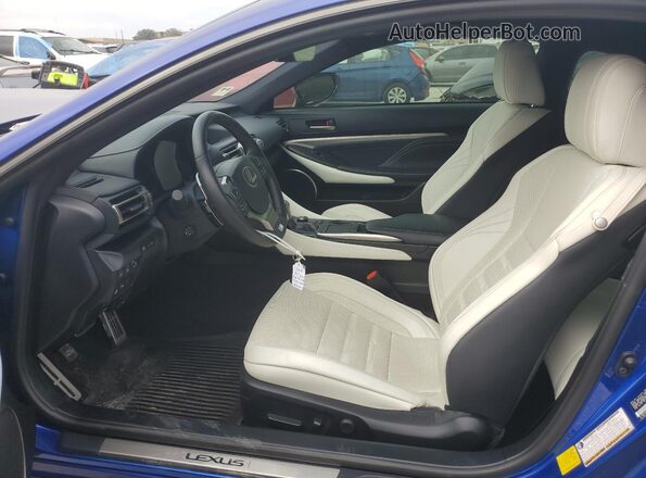 JTHGA5BC2L5010860 2020 LEXUS RC Blue Front interior view