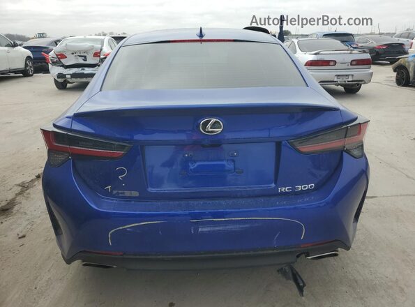 JTHGA5BC2L5010860 2020 LEXUS RC Blue Rear view