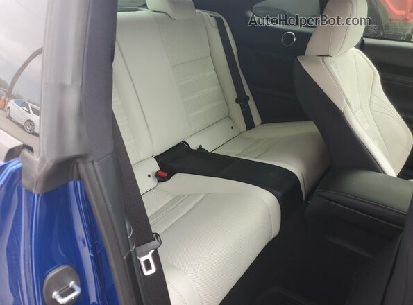 JTHGA5BC2L5010860 2020 LEXUS RC Blue Rear seats view