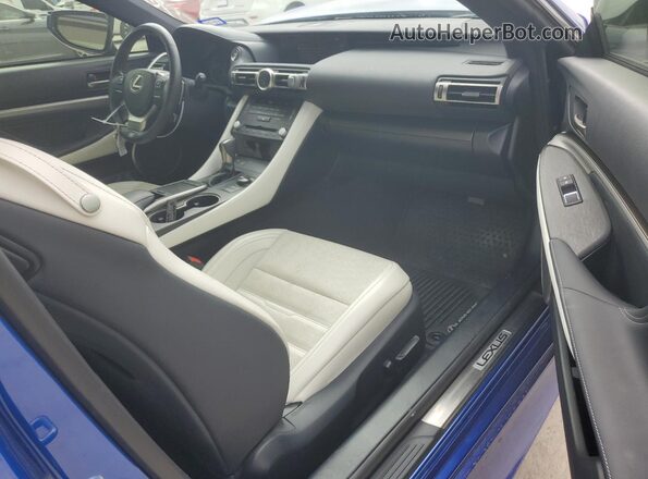 JTHGA5BC2L5010860 2020 LEXUS RC Blue Dashboard view