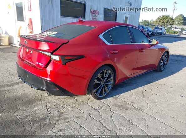 JTHGZ1B20P5065435 2023 LEXUS IS 350 Red უკანა მარჯვენა