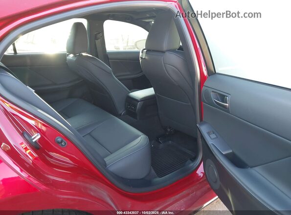 JTHGZ1B20P5065435 2023 LEXUS IS 350 Red VIN კოდის სტიკერის ხედი
