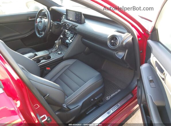 JTHGZ1B20P5065435 2023 LEXUS IS 350 Red წინა სალონის ხედი