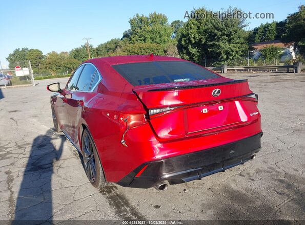 JTHGZ1B20P5065435 2023 LEXUS IS 350 Red წინა ხედი