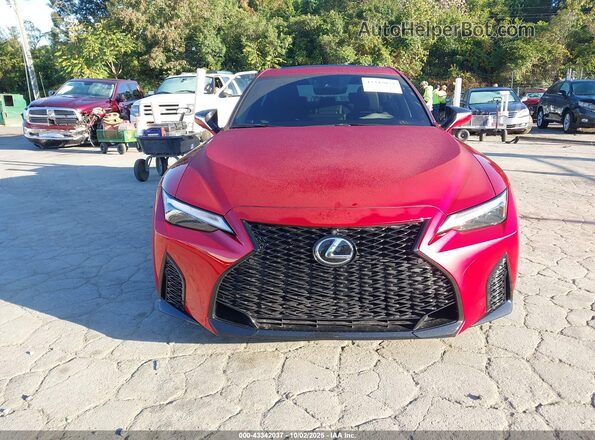 JTHGZ1B20P5065435 2023 LEXUS IS 350 Red ხელსაწყოთა პანელის ხედი
