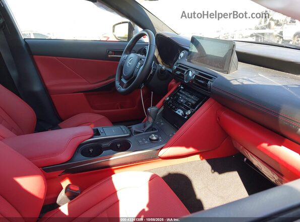 JTHGZ1B21S5087677 2025 LEXUS IS 350 Black Widok wnętrza z przodu