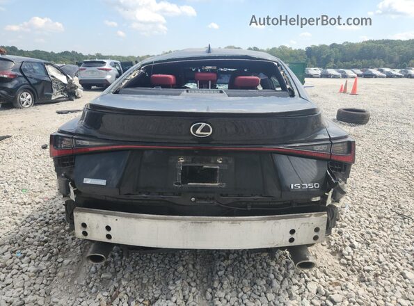 JTHGZ1B22M5038426 2021 LEXUS IS Black Вид ззаду