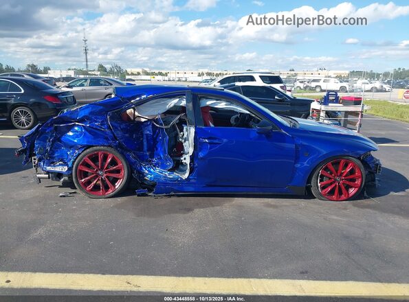 JTHGZ1B22M5047479 2021 LEXUS IS 350 Blue Սալոնի հետևի տեսք