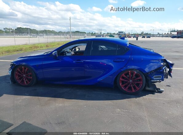 JTHGZ1B22M5047479 2021 LEXUS IS 350 Blue Սալոնի 360 աստիճան տեսք