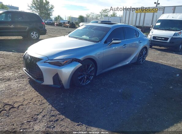 JTHGZ1B23P5065333 2023 LEXUS IS 350 Silver Przód lewy