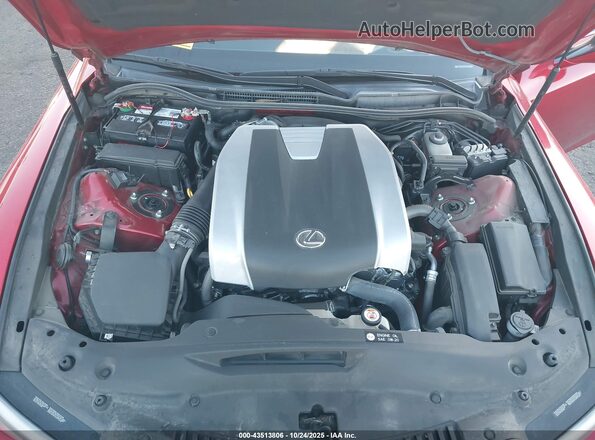 JTHGZ1B24M5040534 2021 LEXUS IS 350 Red Widok z tyłu