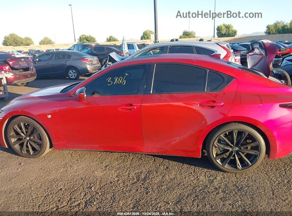 JTHGZ1B24M5040534 2021 LEXUS IS 350 Red Widok wnętrza 360 stopni