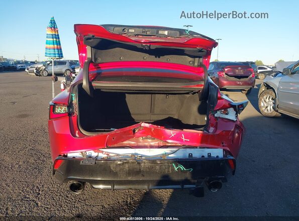 JTHGZ1B24M5040534 2021 LEXUS IS 350 Red 