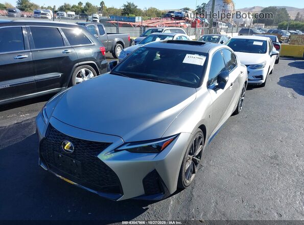 JTHGZ1B25M5044270 2021 LEXUS IS 350 Gray Вид спереду