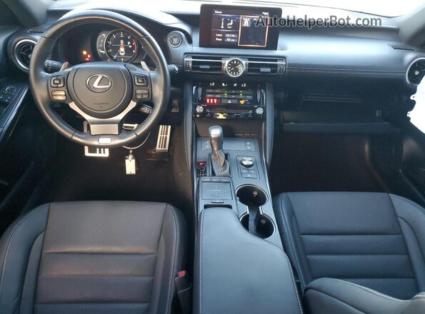 JTHGZ1B26M5044634 2021 LEXUS IS White Dashboard view