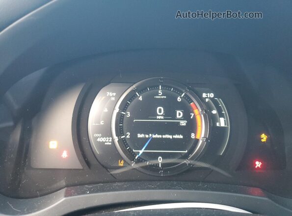 JTHGZ1B26M5044634 2021 LEXUS IS White Instrument cluster view