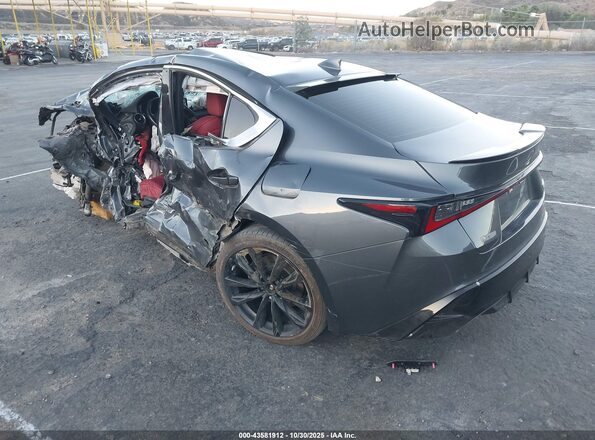 JTHGZ1B28M5038446 2021 LEXUS IS 350 Gray უკანა მარცხენა