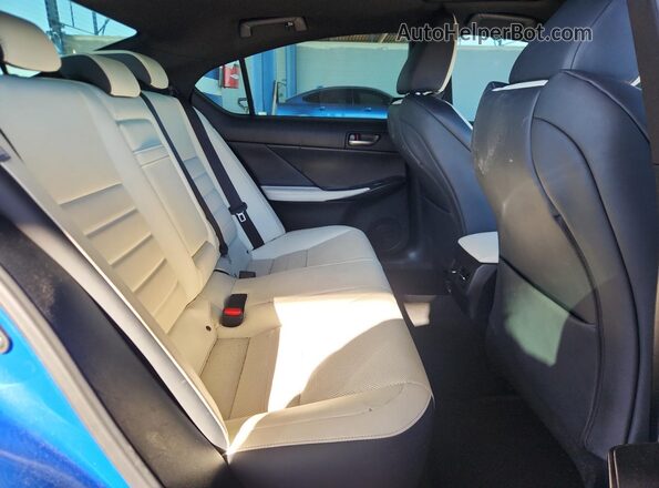 JTHGZ1B28M5047132 2021 LEXUS IS Blue უკანა სავარძლების ხედი