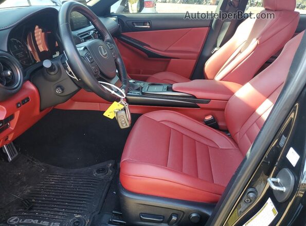JTHGZ1E20R5033650 2024 LEXUS IS Black წინა სალონის ხედი