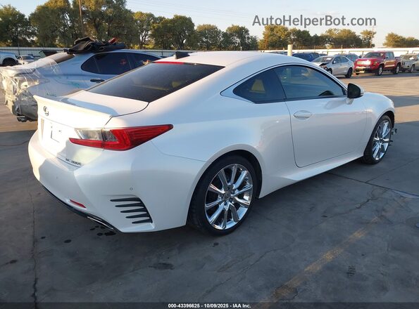 JTHHA5BC1G5004185 2016 LEXUS RC 200T White უკანა მარჯვენა