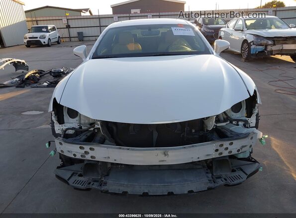 JTHHA5BC1G5004185 2016 LEXUS RC 200T White წინა ხედი