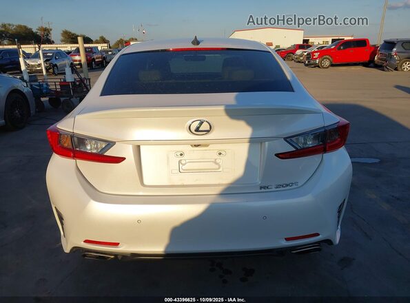 JTHHA5BC1G5004185 2016 LEXUS RC 200T White 