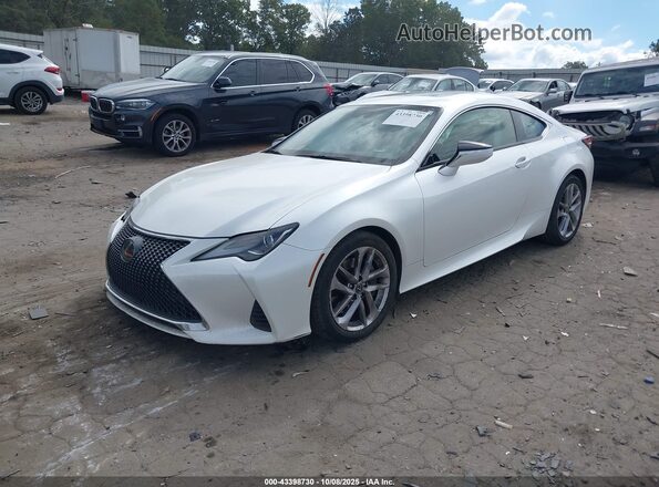 JTHHA5BC2K5010263 2019 LEXUS RC 300 White Przód lewy