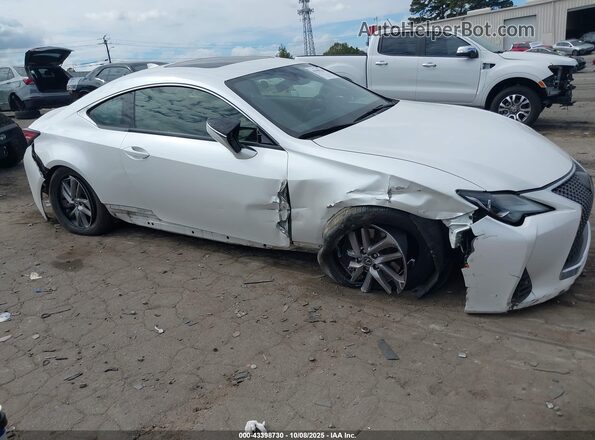 JTHHA5BC2K5010263 2019 LEXUS RC 300 White Widok z przodu