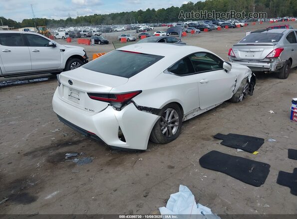 JTHHA5BC2K5010263 2019 LEXUS RC 300 White Tył prawy