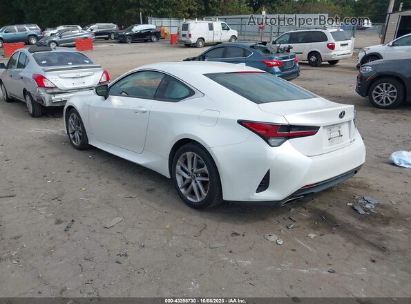 JTHHA5BC2K5010263 2019 LEXUS RC 300 White Tył lewy