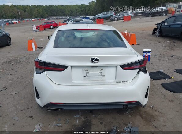 JTHHA5BC2K5010263 2019 LEXUS RC 300 White 