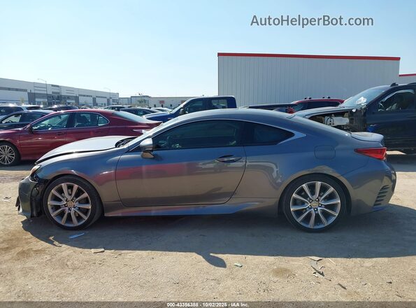 JTHHA5BC3G5003409 2016 LEXUS RC 200T Gray Սալոնի 360 աստիճան տեսք