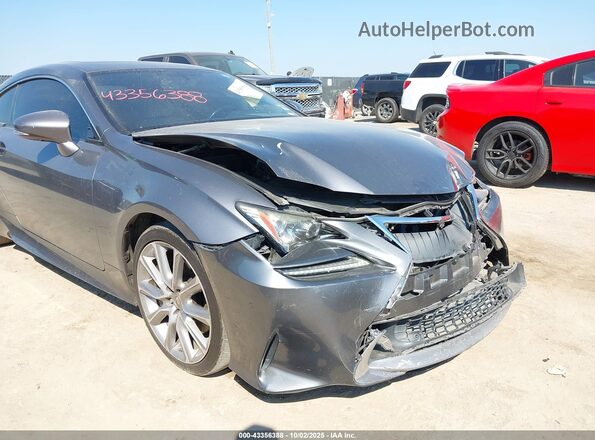 JTHHA5BC3G5003409 2016 LEXUS RC 200T Gray Դիմացի տեսք