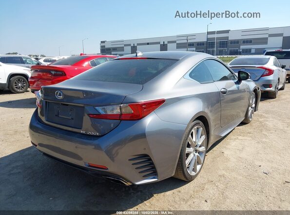 JTHHA5BC3G5003409 2016 LEXUS RC 200T Gray Հետևի աջ
