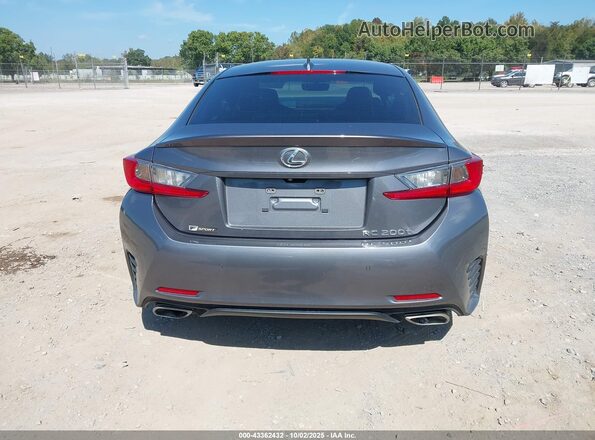 JTHHA5BC3G5004267 2016 LEXUS RC 200T Gray 