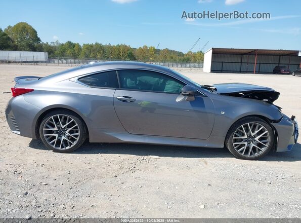JTHHA5BC3G5004267 2016 LEXUS RC 200T Gray Սալոնի հետևի տեսք