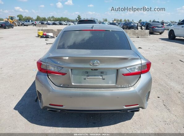 JTHHA5BC4G5003399 2016 LEXUS RC 200T Silver 