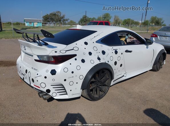 JTHHA5BC9H5004839 2017 LEXUS RC 200T White Задня права чверть