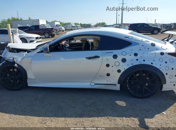 JTHHA5BC9H5004839 2017 LEXUS RC 200T White Вид задньої частини салону